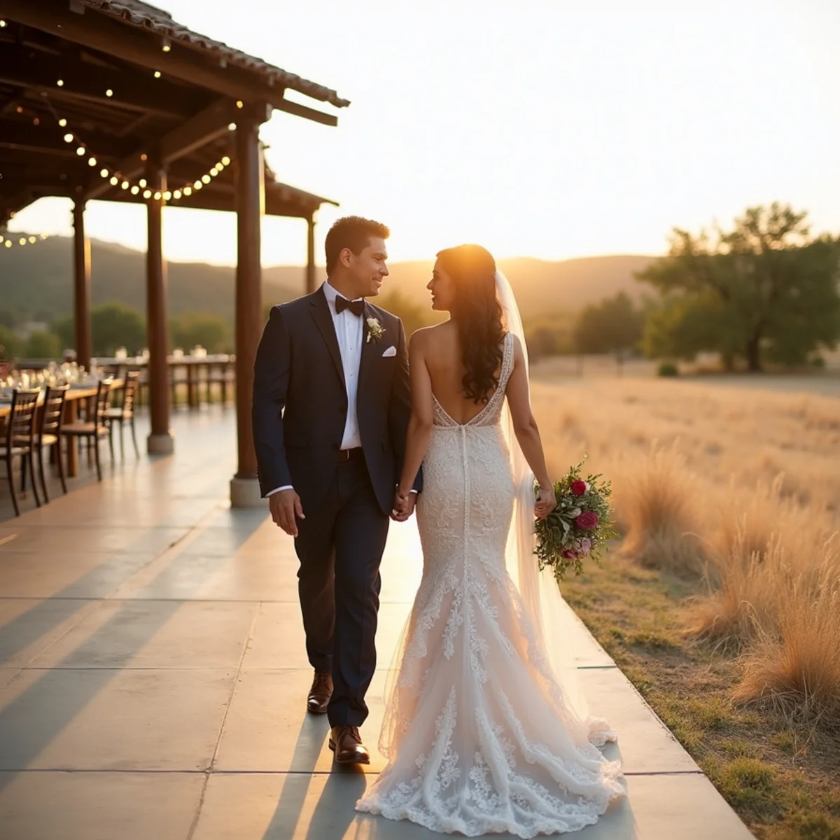 Hill Country ranch wedding venue near Boerne with open pasture and long western views