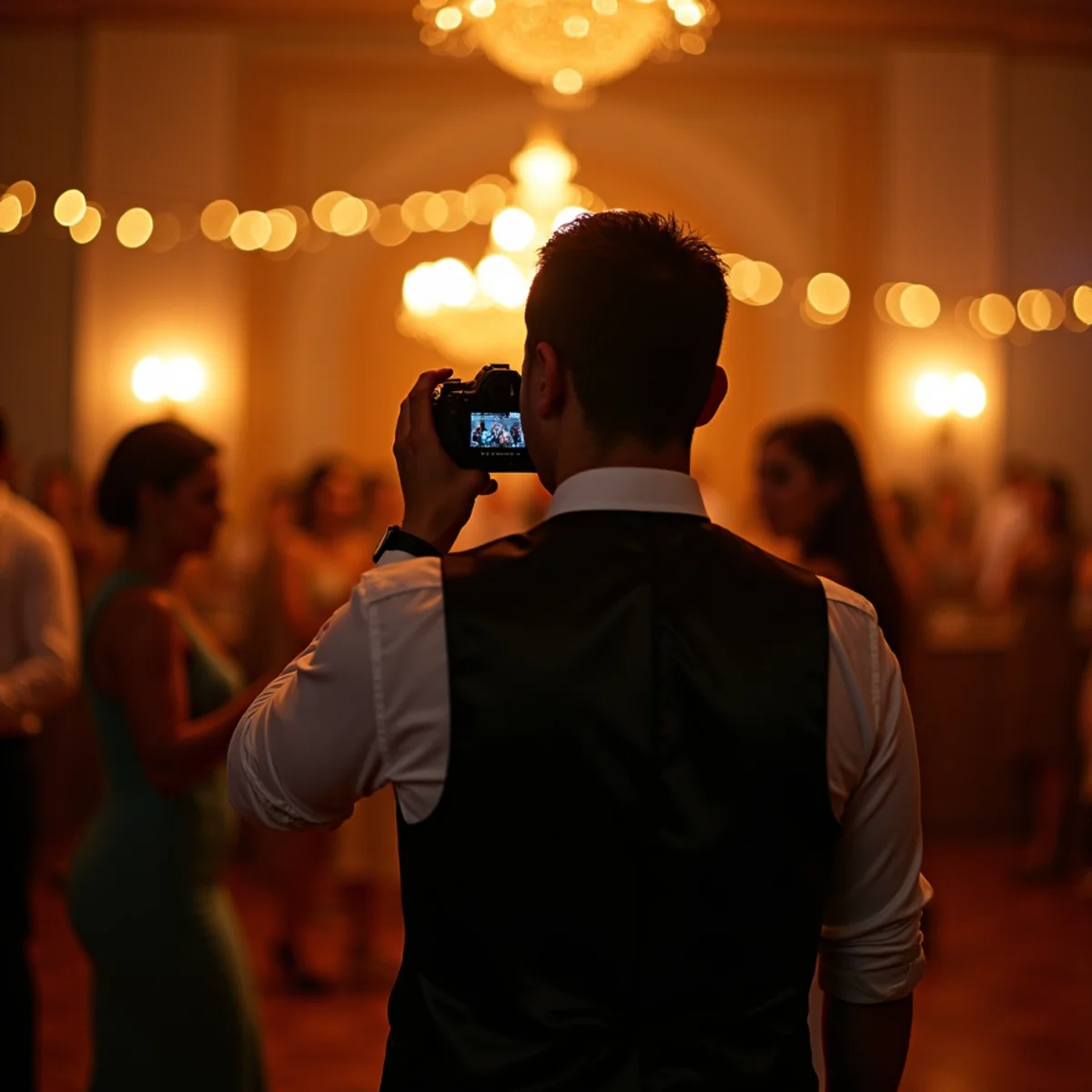 Photographer working a long San Antonio wedding day from getting ready through the reception